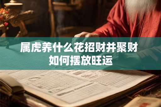 属虎养什么花招财并聚财 如何摆放旺运