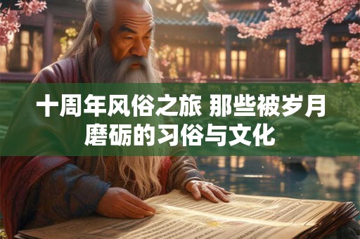 十周年风俗之旅 那些被岁月磨砺的习俗与文化