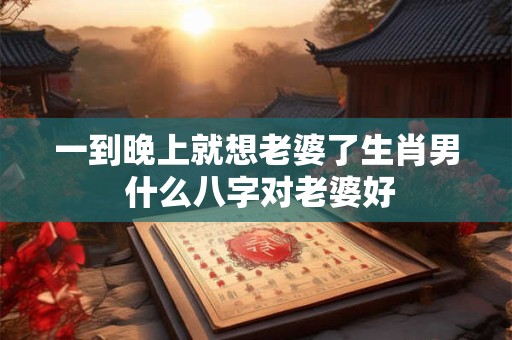 一到晚上就想老婆了生肖男 什么八字对老婆好