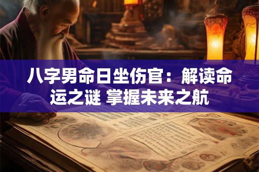 八字男命日坐伤官：解读命运之谜 掌握未来之航