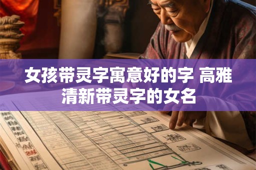 女孩带灵字寓意好的字 高雅清新带灵字的女名