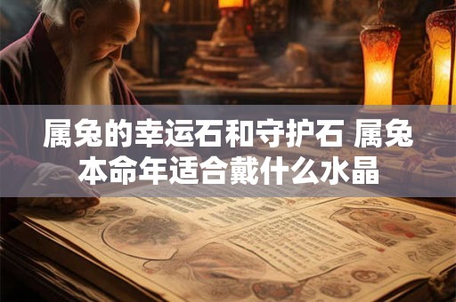 属兔的幸运石和守护石 属兔本命年适合戴什么水晶