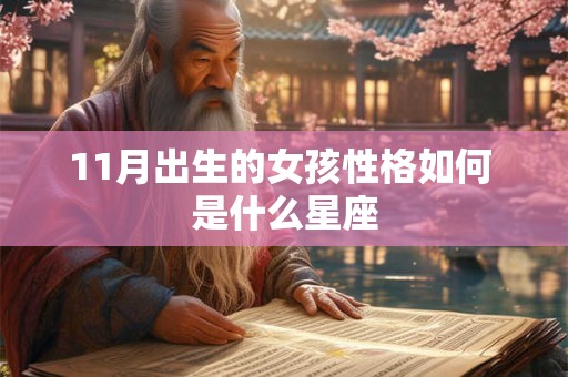 11月出生的女孩性格如何 是什么星座