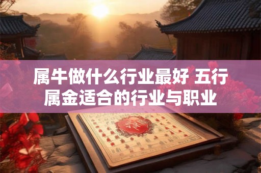 属牛做什么行业最好 五行属金适合的行业与职业
