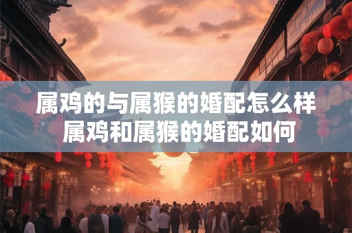 属鸡的与属猴的婚配怎么样 属鸡和属猴的婚配如何