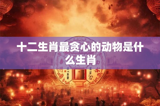 十二生肖最贪心的动物是什么生肖