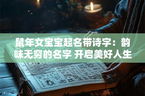 鼠年女宝宝起名带诗字：韵味无穷的名字 开启美好人生