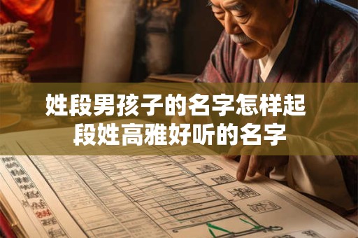 姓段男孩子的名字怎样起 段姓高雅好听的名字
