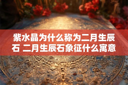 紫水晶为什么称为二月生辰石 二月生辰石象征什么寓意