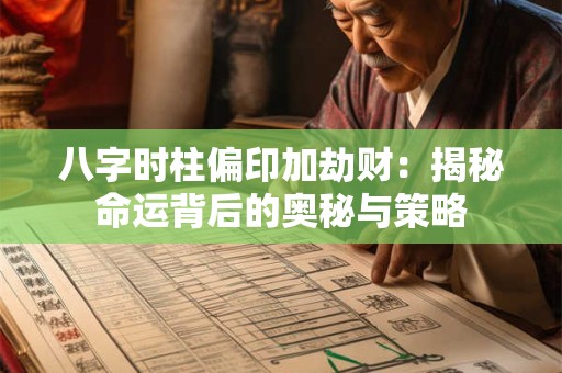 八字时柱偏印加劫财：揭秘命运背后的奥秘与策略