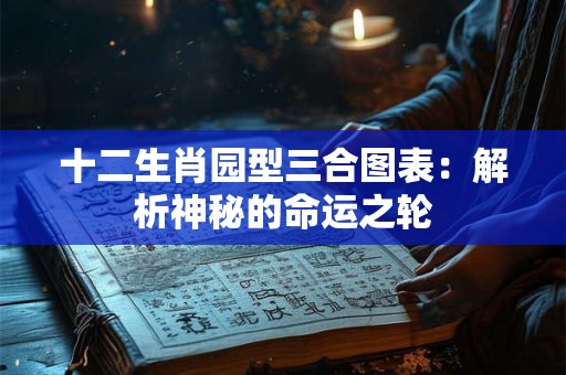 十二生肖园型三合图表：解析神秘的命运之轮