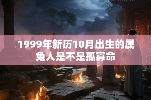 1999年新历10月出生的属兔人是不是孤寡命