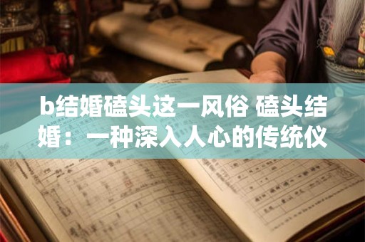 b结婚磕头这一风俗 磕头结婚：一种深入人心的传统仪式