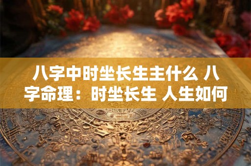 八字中时坐长生主什么 八字命理：时坐长生 人生如何发展
