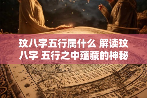 玟八字五行属什么 解读玟八字 五行之中蕴藏的神秘命运密码