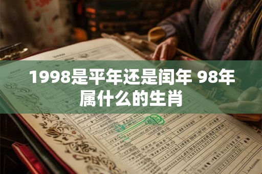1998是平年还是闰年 98年属什么的生肖