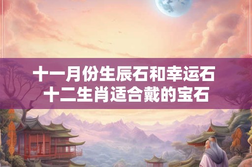 十一月份生辰石和幸运石 十二生肖适合戴的宝石