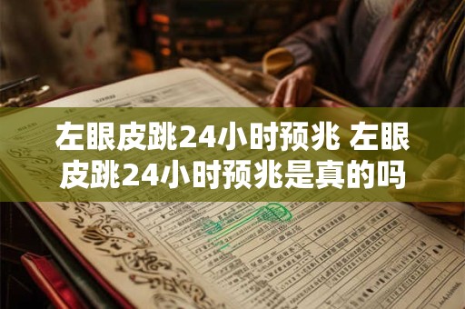 左眼皮跳24小时预兆 左眼皮跳24小时预兆是真的吗