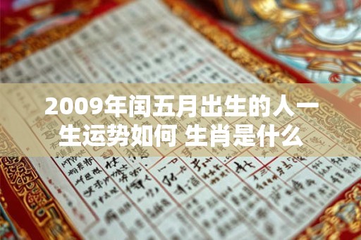 2009年闰五月出生的人一生运势如何 生肖是什么