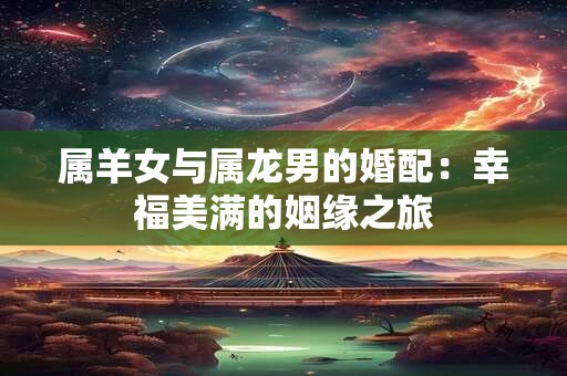 属羊女与属龙男的婚配：幸福美满的姻缘之旅