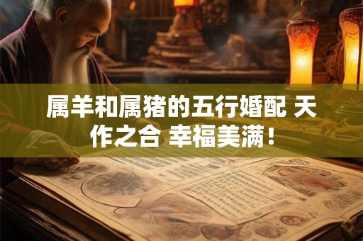 属羊和属猪的五行婚配 天作之合 幸福美满！