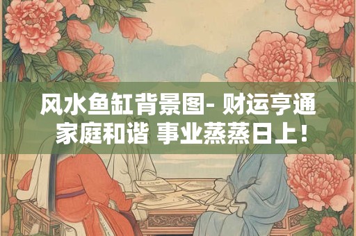 风水鱼缸背景图- 财运亨通 家庭和谐 事业蒸蒸日上！