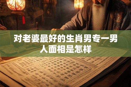 对老婆最好的生肖男专一男人面相是怎样
