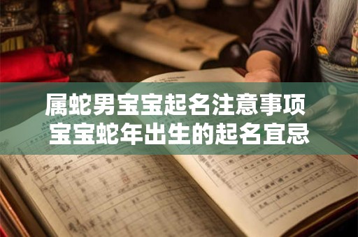 属蛇男宝宝起名注意事项 宝宝蛇年出生的起名宜忌
