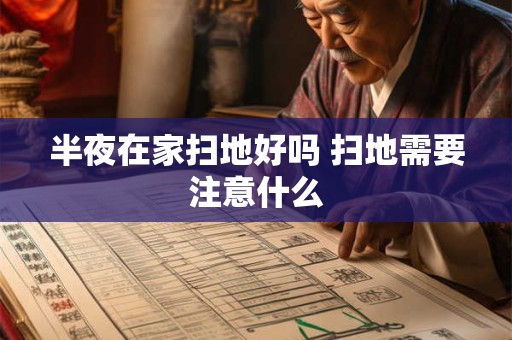 半夜在家扫地好吗 扫地需要注意什么