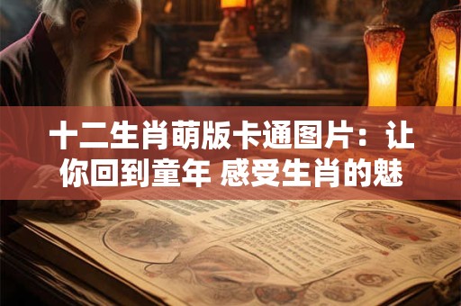十二生肖萌版卡通图片：让你回到童年 感受生肖的魅力！