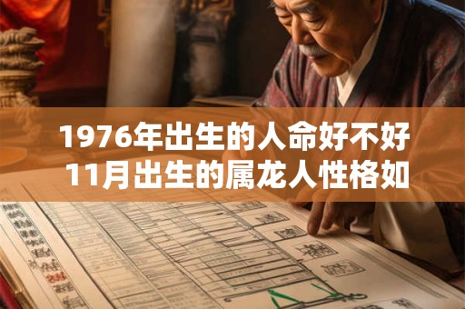 1976年出生的人命好不好 11月出生的属龙人性格如何