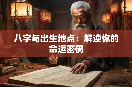 八字与出生地点：解读你的命运密码