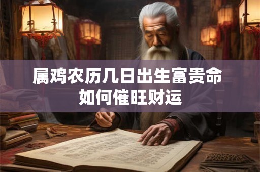 属鸡农历几日出生富贵命 如何催旺财运