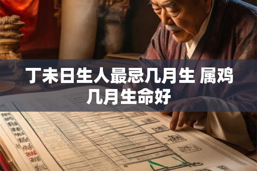 丁未日生人最忌几月生 属鸡几月生命好