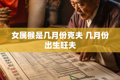 女属猴是几月份克夫 几月份出生旺夫