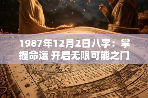 1987年12月2日八字:掌握命运 开启无限可能之门 1987年12月2日八字:掌握命运 开启无限可能之门
