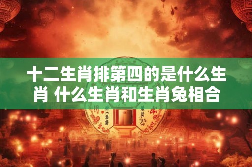 十二生肖排第四的是什么生肖 什么生肖和生肖兔相合