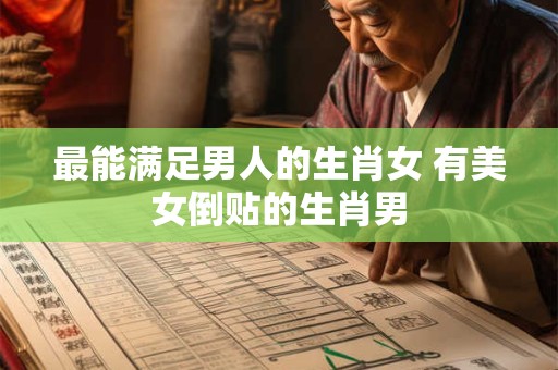 最能满足男人的生肖女 有美女倒贴的生肖男