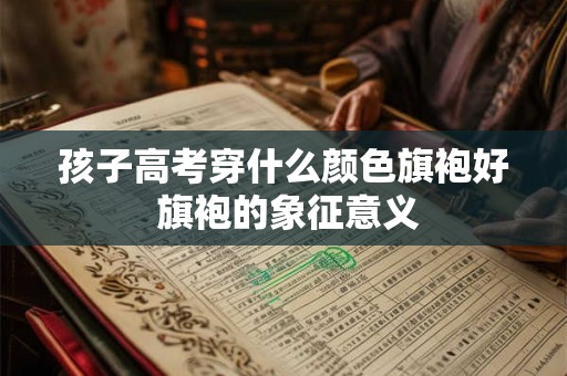 孩子高考穿什么颜色旗袍好 旗袍的象征意义