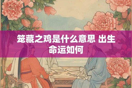 笼藏之鸡是什么意思 出生命运如何