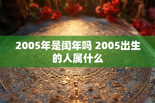 2005年是闰年吗 2005出生的人属什么