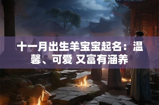 十一月出生羊宝宝起名：温馨、可爱 又富有涵养