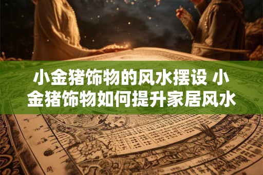 小金猪饰物的风水摆设 小金猪饰物如何提升家居风水