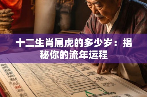 十二生肖属虎的多少岁：揭秘你的流年运程