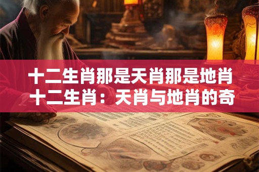 十二生肖那是天肖那是地肖 十二生肖：天肖与地肖的奇妙组合
