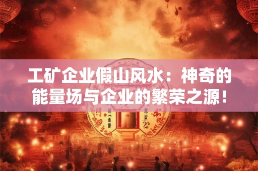 工矿企业假山风水：神奇的能量场与企业的繁荣之源！