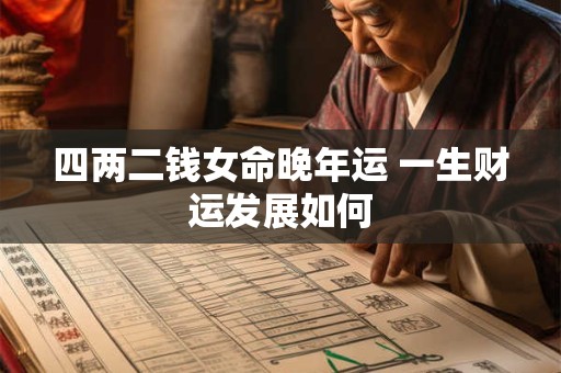四两二钱女命晚年运 一生财运发展如何