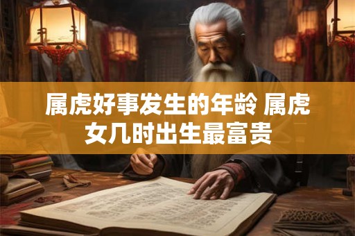 属虎好事发生的年龄 属虎女几时出生最富贵