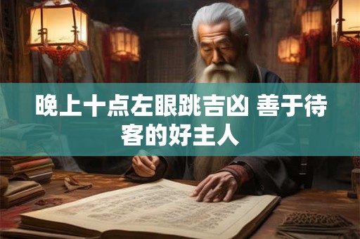 晚上十点左眼跳吉凶 善于待客的好主人