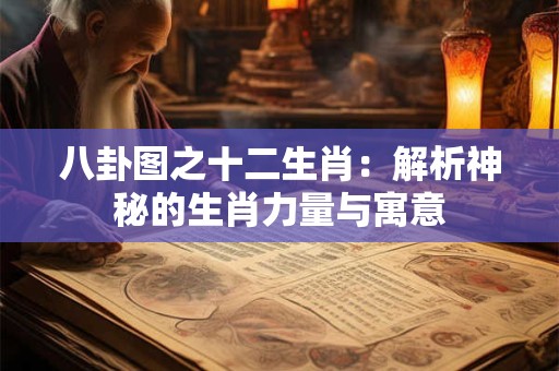 八卦图之十二生肖：解析神秘的生肖力量与寓意